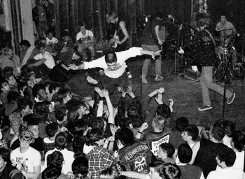 Blue Horizon with Dead Kennedys, 1985
