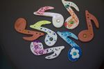 Ceramic Musical Note Wall Mount