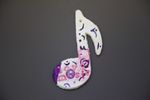 Ceramic Musical Note Wall Mount
