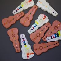 Ceramic Chakra Guitar Wall Mount