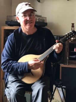 Jerry with his mandolin
