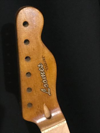 A 'Fender Esquire' with relic finish
