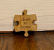 Close to Home Wooden Magnet