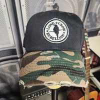 Vintage Hat Black W/Camo bill