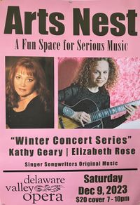 Elizabeth Rose & Kathy Geary in the DVAA's Winter Concert Series