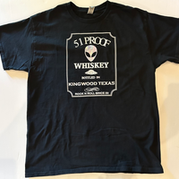 T-Shirt - Alien Whiskey Bottle