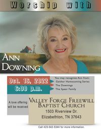 Worship with Ann Downing