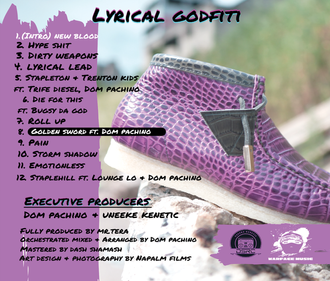 Uneeke Kenetic, Lyrical Godfiti, Tracklist