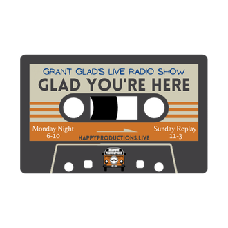 Tune in to "Glad You're Here" featuring local MN artists every Monday night at 6 PM CT on HappyProductions.live