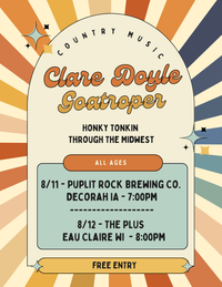 Clare Doyle + Goatroper Midwest Mini-Tour