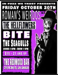 The Seagulls and special guest Steve Crittall plus Bite, The Hellflowers and LA legends Roman's Weirdos