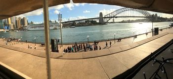 View from green room Sydney Opera House
