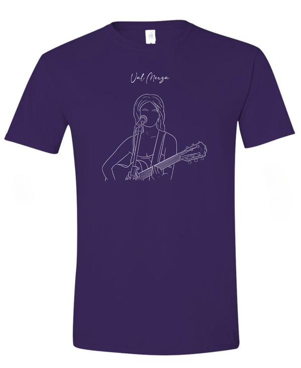 Unisex T-Shirt - Purple - Val Merza