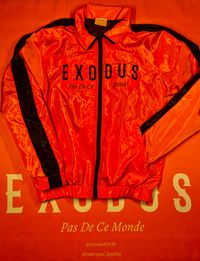 Exodus PDCM Embroidered Flower Tiger Track Jacket 