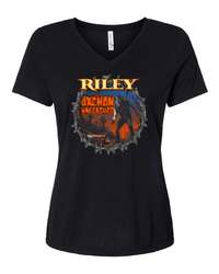 The Axeman Unleashed Ladies V Neck