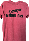 Classic Swingin' Medallion T-shirt (Heathered Cardinal Red)