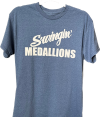 Classic Swingin' Medallion T-Shirt (Heathered Indigo)