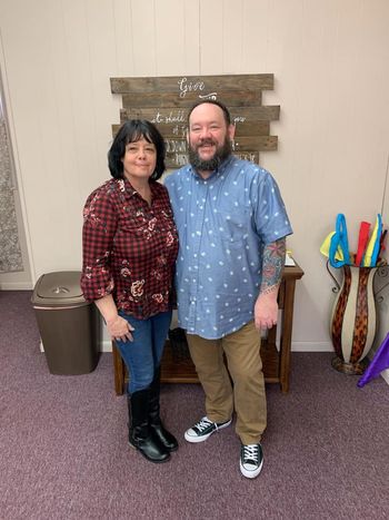 My beautiful wife and I
