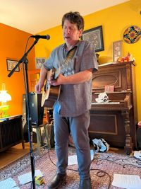 Dan Israel plays solo at a private party in Edina