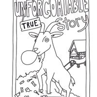 An Unforgoatable True Story - Colouring Book