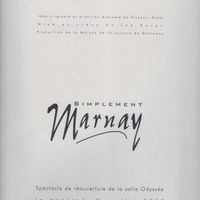 Simplement Marnay de François Dubé