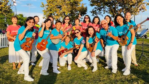 Ukesfun Ukulele Ensemble from Irvine, CA