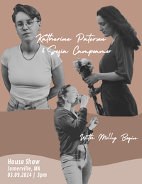 Somerville | Katherine Paterson & Sofía Campoamor East Coast Tour with Molly Bogin