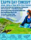 Whidbey Island Earth Day Concert (In Person) with Celia Farran At UUCWI