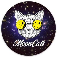 Moon Eye's Cat Sticker