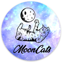 Moon Yarn Cat Sticker