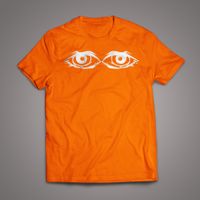 Orange short sleeve shirt 