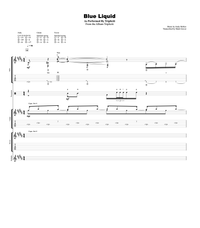  'Blue Liquid' - Guitar Transcription