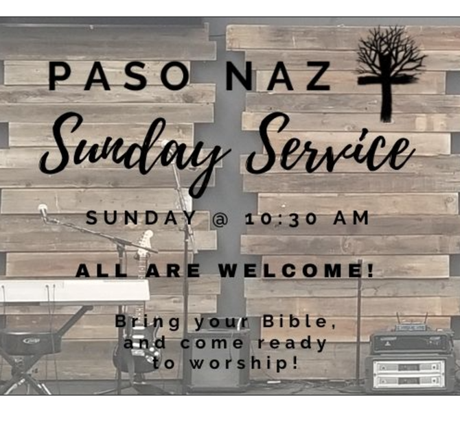 Sunday Service at 10:30am!