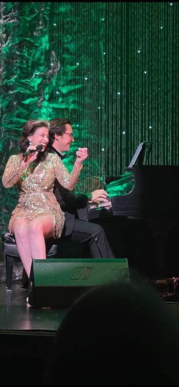 Natalie Cordone with John Olearchick, Jr. on piano. Photo Credit: Eileen Wilson.
