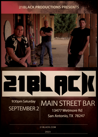 21BLACK LIVE at Main Street Bar