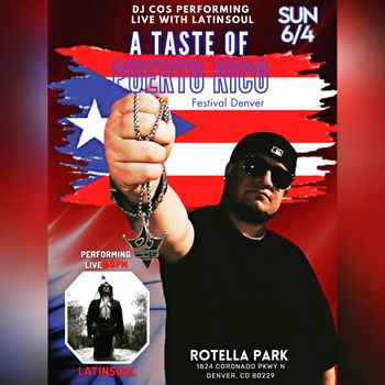 LatinSoul and DJ COS at Puerto Rico Festival at Rotella Park
