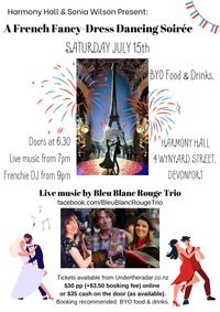 A French Fancy-Dress Dancing Soiree with Bleu Blanc Rouge Trio
