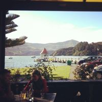 Sonia and Nigel +Anna Feillet go Busking in Akaroa!