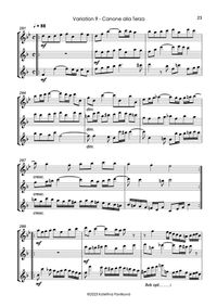 J. S. Bach: Goldberg Variations - Variation IX
