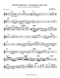 Branford Marsalis - Countronious Rex
