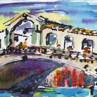 Rialto Bridge Free Art Download
