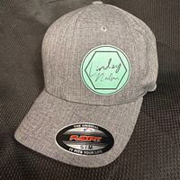 Heather Grey FlexFit w/ Teal Patch