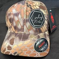 Tan Kryptek FlexFit Hat w/ Black Patch