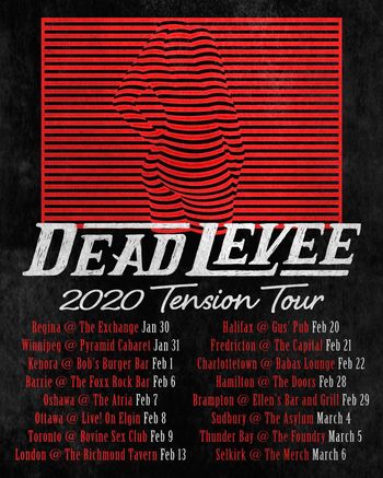 2020 Tension Tour - Poster by Glad Line Graphic Design
