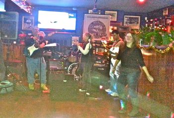 NIGHT TRAIN ROCKIN' SIDELINES, RED HOOK, NY - 12/13/13.
