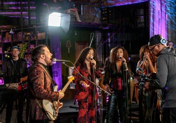 Nick Cassarino, Jaquita May, Tania Jones,
Houseofreedom All-Stars live from ODR Studios
photo: Conni Freestone
