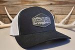 Leather Patch Hat (Grey)