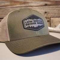 Leather Patch Hat (Grey)