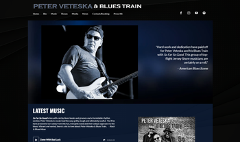 www.peterveteskabluestrain.com

