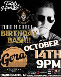Todd Michael & The Ghost Town Marshalls @ Gera Tavern